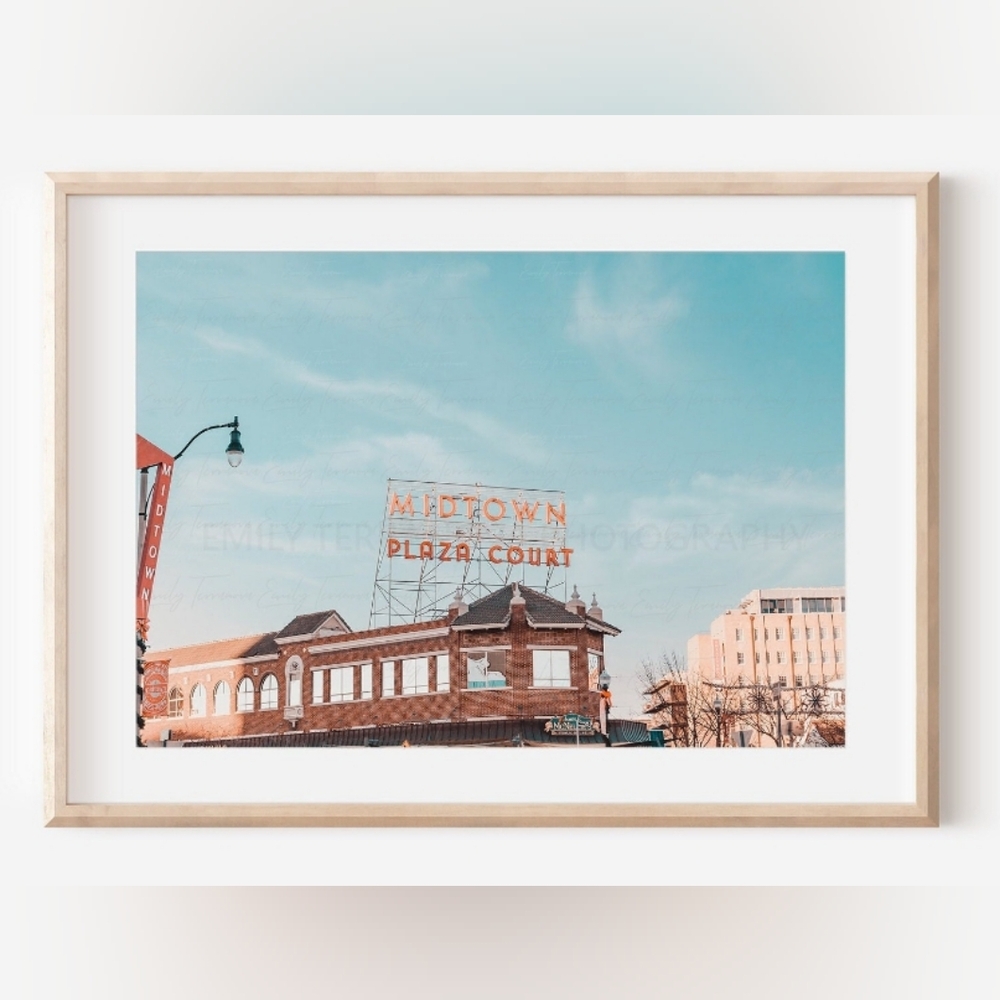 Midtown Oklahoma City 8x12 Unframed Photography Print || art, home decor gift